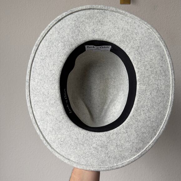 Lack of Color Wool Stone Wash Speckled Gray Hat Size S
